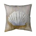 Begin Home Decor 20 x 20 in. Feston Shell-Double Sided Print Indoor Pillow 5541-2020-CO24